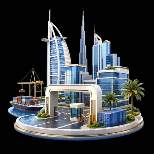UAE free zone towers UAE free zone towers